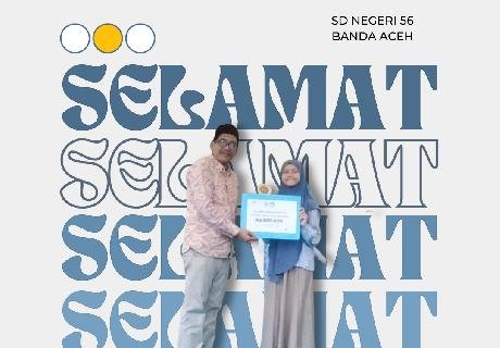 Siswa SD Negeri 56 Banda Aceh Raih Juara Harapan III Lomba Baca Kita Jawi